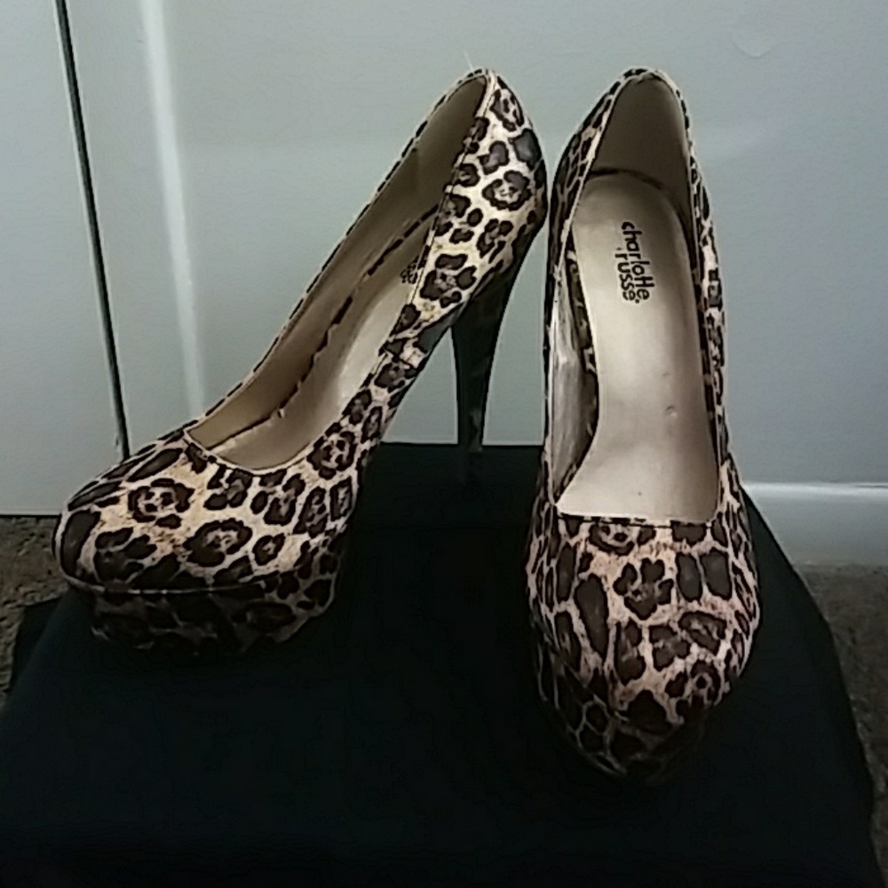 Charlotte Russe Cheetah Print Heels